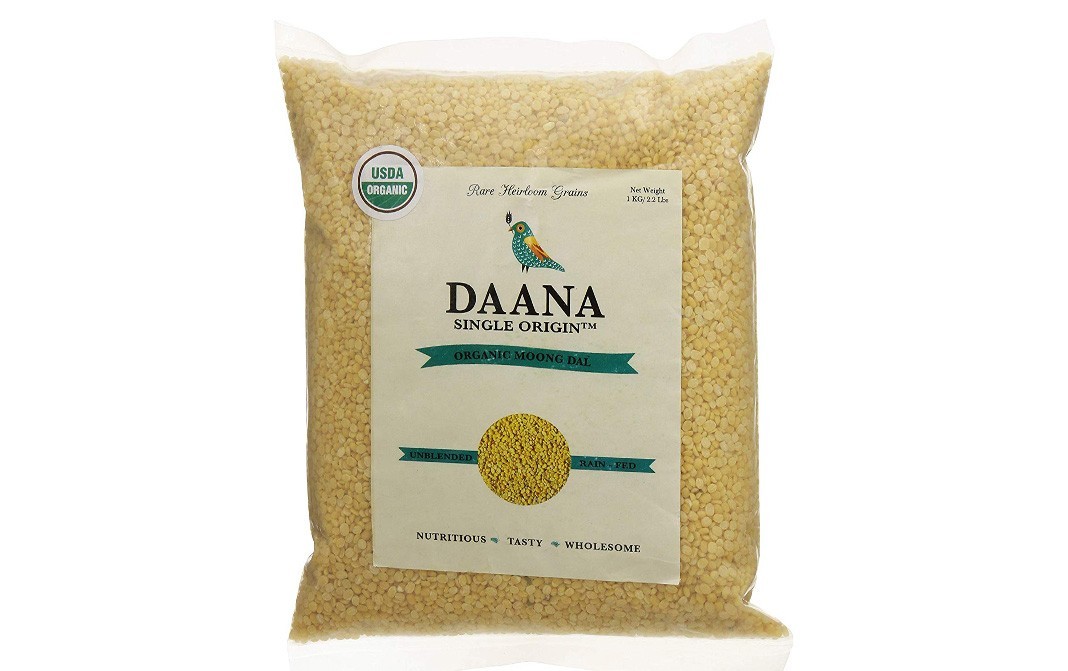 Daana Organic Moong Dal    Pack  1 kilogram